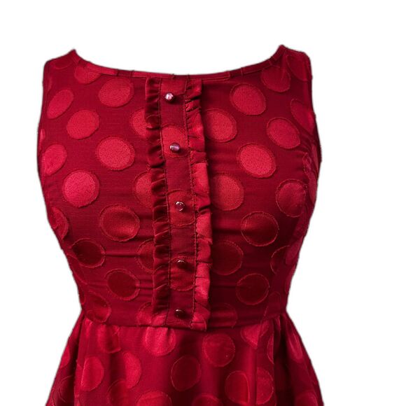 Disney by Lauren Conrad Cherry Red Minnie Mouse Mini Dress - Women 2 - Picture 2 of 7
